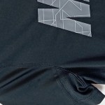Vorschaubild 3 von Sport Shirt Kinder Kurzarm Schwarz Logo Print Gr. 146
