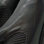 Vorschaubild 2 von Sock Boots Stiefeletten Damen Schwarz Gr 38 Slip-On Rippstrick Herbst