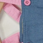 Vorschaubild 2 von Jeanskleid Latzkleid Gr. 68 Blau Applikationen