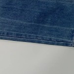 Vorschaubild 4 von Larkee Herren Jeans Straight Leg Blau W29 L34 100% Baumwolle