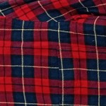 Vorschaubild 4 von Freizeithemd Herren Rot Gr. 36/S Baumwolle Kariert Casual Langarm 54 cm