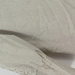 Vorschaubild 3 von Trachtenbluse Damen Langarm Beige Rüschen Spitze Baumwolle Gr. 38 M