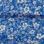 Vorschaubild 2 von Sommerkleid Mädchen Minikleid Baumwolle Blumenmuster Blau Gr. 158