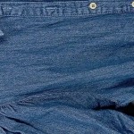 Vorschaubild 4 von Jeanskleid Damen Blau Gr. 40 L Casual Freizeit Midikleid Uni Baumwolle