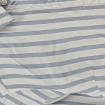 Vorschaubild 4 von Damen Hemdbluse Gestreift Blau Langarm Baumwolle Gr. 34 XS