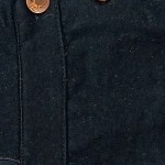 Vorschaubild 4 von Jeanskleid Kinder Schwarz Gr. 104 Baumwolle Uni Casual Freizeit