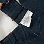 Vorschaubild 5 von Jeanskleid Kinder Schwarz Gr. 104 Baumwolle Uni Casual Freizeit