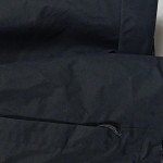 Vorschaubild 2 von Damen Regenjacke Gr. 38 M Schwarz Kapuze Outdoor Polyester