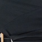 Vorschaubild 2 von Etuikleid Damen Business Midikleid Falten Schwarz Gr. 38 M