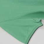 Vorschaubild 3 von Damen Poloshirt Kurzarm Polo Shirt Grün Gr. 46 3XL Baumwolle