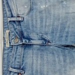 Vorschaubild 3 von Damen Destroyed Jeans Blau W33 L30 Used Look Baumwolle Gr. 42