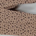 Vorschaubild 3 von Kinder Leggings Gr. 110 Beige Tierdruck Baumwolle