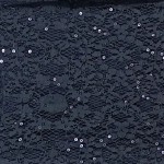 Vorschaubild 2 von Abendkleid Blau Spitze Pailletten Elegant Midikleid Damen Gr. 42 XL