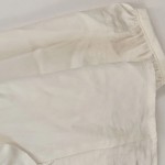 Vorschaubild 4 von Bluse Kinder Weiß Gr. 122 Polyester Uni Feminin Langarm Freizeit Rüschen