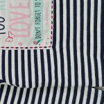 Vorschaubild 3 von Langarmshirt Gr. 80 Blau Blau-Weiß Gestreift Motiv Shirt Mädchen