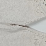 Vorschaubild 2 von Kinder Mädchen Leggings Grau Katzen Tiermotiv Größe 92 Baumwolle