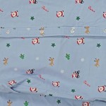 Vorschaubild 2 von Kinder Freizeithemd Langarm Weihnachtsmotiv Rentier Blau Gr. 122