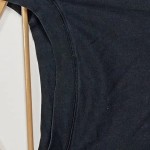 Vorschaubild 2 von Blusenkleid Damen Carmenkleid Schwarz Gr. 40 L Casual Baumwolle Midikleid