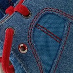 Vorschaubild 3 von Lauflernschuhe Blau Rot Schnürschuhe Gr. 22 Leder Kinder