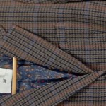 Vorschaubild 2 von Blazer Damen Wolle Kariert Braun Gr. 38 M Langarm Herbst Winter Preppy