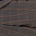 Vorschaubild 3 von Blazer Damen Wolle Kariert Braun Gr. 38 M Langarm Herbst Winter Preppy