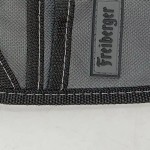 Vorschaubild 4 von Gürteltasche Herren Grau Stoff Uni Praktisch Freizeit 27cm