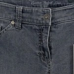 Vorschaubild 2 von Edition Roxane Damen Jeans Straight Leg Grau Gr. 42, W33