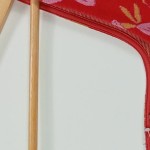 Vorschaubild 4 von Bikini-Oberteil Damen Gr. 38/M Rot Polyester Blumenmuster Feminin Ärmellos