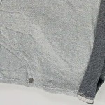 Vorschaubild 3 von Jeans Shorts Damen Grau Gestreift Gr. W30 L20 Baumwolle Sommer