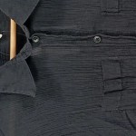 Vorschaubild 3 von Hemdbluse Damen Grau Langarm Baumwolle Gr. 36 S Casual Freizeit