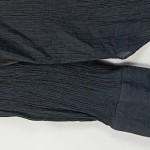 Vorschaubild 4 von Hemdbluse Damen Grau Langarm Baumwolle Gr. 36 S Casual Freizeit