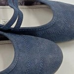 Vorschaubild 3 von Hausschuhe Ballerinas Blau Damen Gr. 40 Slipper Casual