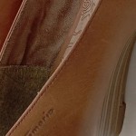 Vorschaubild 3 von Wedges Damen Keilpumps Leder Braun Gr. 38 Casual Alltag