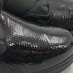 Vorschaubild 7 von Loafer Halbschuhe Slipper Damen Schwarz Lack-Optik Gr. 40