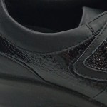 Vorschaubild 9 von Loafer Halbschuhe Slipper Damen Schwarz Lack-Optik Gr. 40