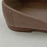 Vorschaubild 4 von Loafer Damen Slipper Halbschuhe Beige Gr. 40 Wildleder-Optik