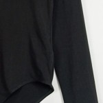 Vorschaubild 2 von Damen Body Langarm Schwarz Cut-Out Stehkragen Gr. 38 M