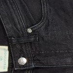 Vorschaubild 7 von Damen Jeans Bootcut mit Schlitz Schwarz Gr. H18 (W27, 36, S)