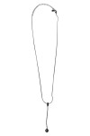 Vorschaubild 1 von Damen Halskette Schwarz Elegant Minimalistisch Metall Perlen