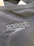 Vorschaubild 2 von Badeanzug Damen Gr. 34 Schwarz Polyester Uni Sportlich Ärmellos