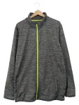 Vorschaubild 1 von Herren Sweatjacke Sportjacke Grau Meliert Gr. 54 XXL Reißverschluss