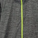 Vorschaubild 2 von Herren Sweatjacke Sportjacke Grau Meliert Gr. 54 XXL Reißverschluss