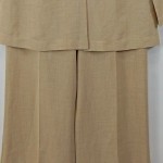 Vorschaubild 3 von Hosenanzug Beige Zweiteiler Set Damen Gr. 38 M Eleganter Anzug