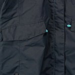 Vorschaubild 3 von Parka Kinder Schwarz Gr. 152 Polyamid Uni Outdoor Kapuze Nylon