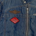 Vorschaubild 3 von Herren Jeansjacke Blau Gr. 50 L Baumwolle Reißverschluss Casual