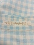 Vorschaubild 2 von Hemdbluse Damen Kurzarm Kariert Blau Gr. 52 XL Baumwolle
