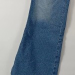 Vorschaubild 4 von Bootcut Jeans Damen Gr. W29/38/M Blau Baumwolle Uni Retro Casual Logo L33
