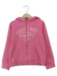 Vorschaubild 1 von Kinder Sweatjacke Kapuze Logo Print Pink Gr. 122