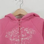 Vorschaubild 3 von Kinder Sweatjacke Kapuze Logo Print Pink Gr. 122