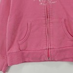 Vorschaubild 4 von Kinder Sweatjacke Kapuze Logo Print Pink Gr. 122